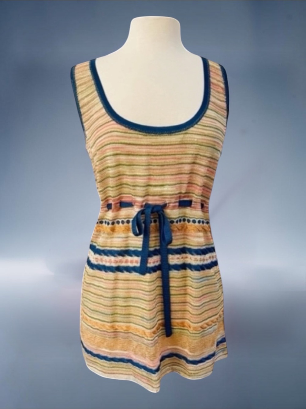 MISSONI MULTI-COLOR KNIT
SWEATER TOP SIZE 12